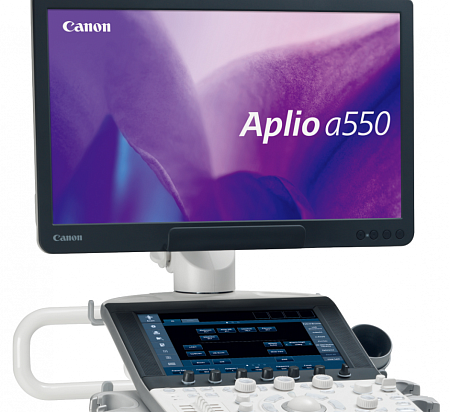 Большое изображение узи аппарат canon aplio a550